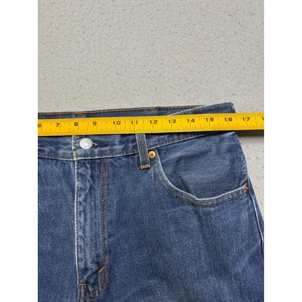 Levi's 517 Jeans Mens 34x32 Blue Bootcut Mid Wash Y2K Denim Cowboy Workwear